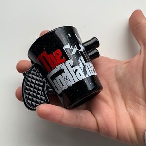 The Godfather shot glass